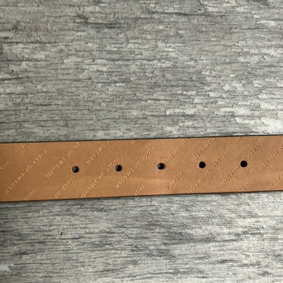 TIGER OF SWEDEN dark brown leather Ballonet N belt - Picture 5 of 7